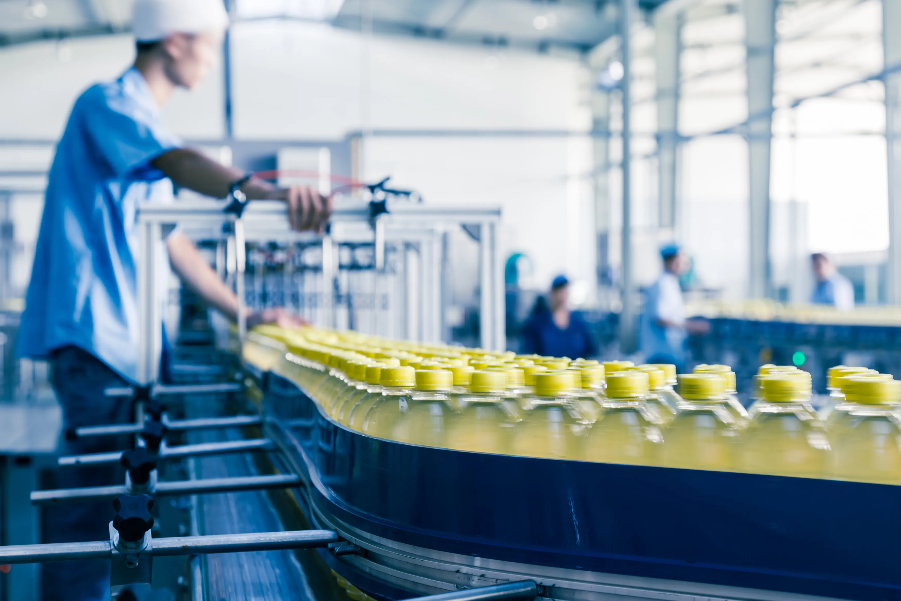 Beverage bottling line
